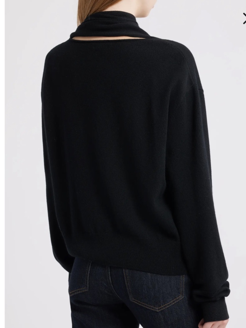 Cortina Scarf Neck Wool & Cashmere Sweater - Picture 2 of 6